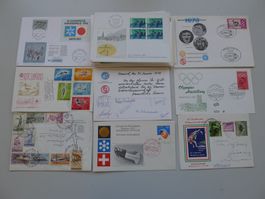 1960-1987, 29 Belege zum Thema SKI & OLYMPIA + Autogramme!
