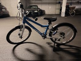 Woom 4 children's bike blue 20-inch wheels used