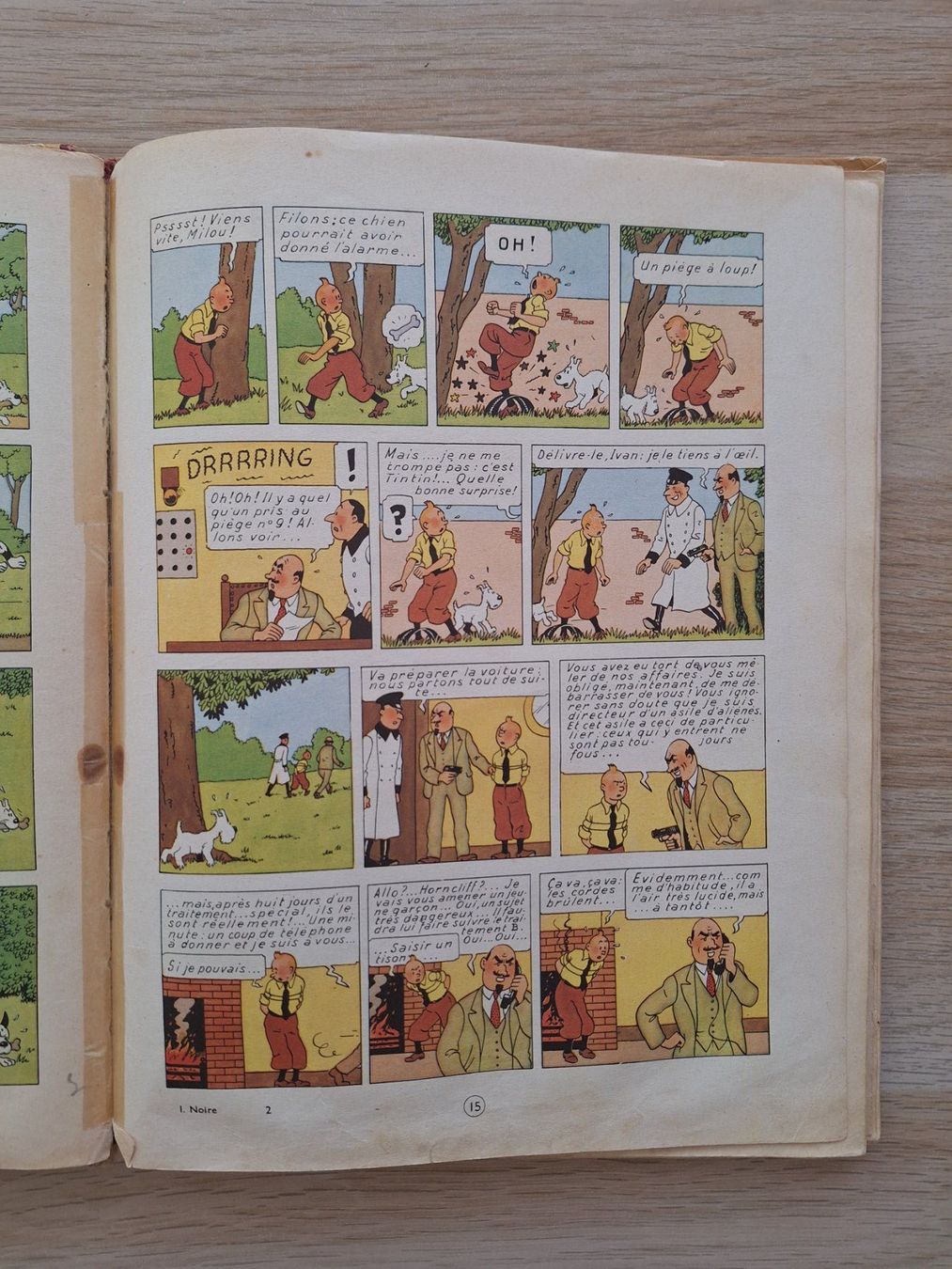 BD: TINTIN / L'île noire / B2 – D'occasion à Nyon par beny13 5