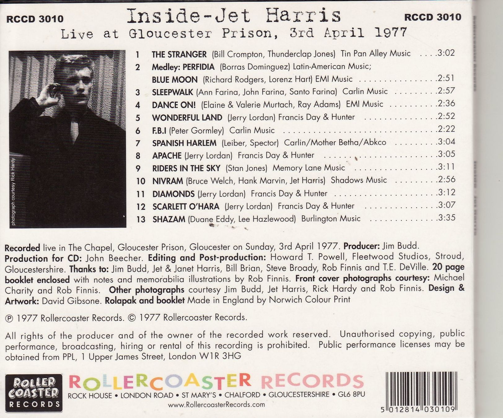 CDs: Jet Harris ‎– Inside – Neu (gemäss Beschreibung) aus Boussens von catfood01 1