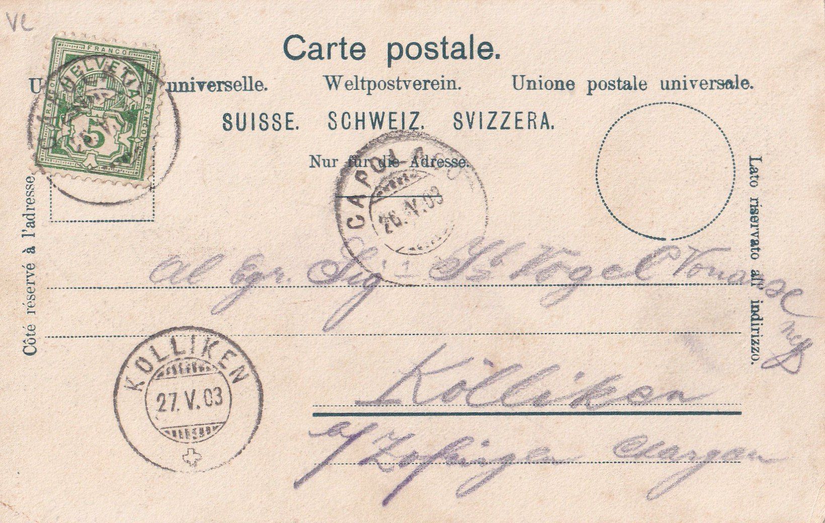 Cartoline postali: Capolago Stazione e Vista generale – Usato da Olten venduto da clotaldi 1