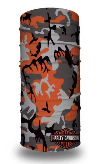 Passmontagna & Scaldacolli: Tour de cou Harley-Davidson camouflage J091 – Nuovo e nell'imballaggio originale da Allens venduto da MADE.IN.ROCK.N.ROLL