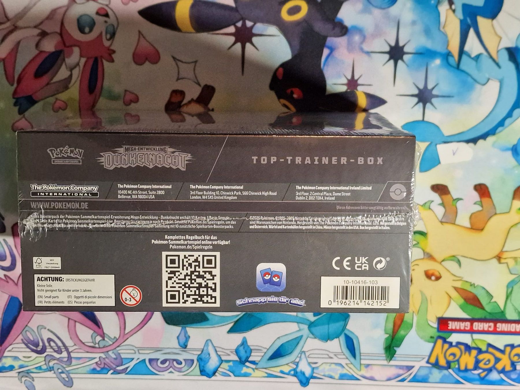 Pokémon Carte collezionabili: Mega-Entwicklung: Dunkelnacht Top-Trainer-Box -DE- , ME05 – Nuovo e nell'imballaggio originale da Winterthur venduto da andrekeller95 3