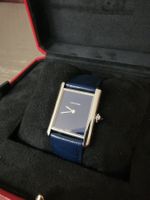 Cartier Tank Blue Dial Special Edition unworn with sticker