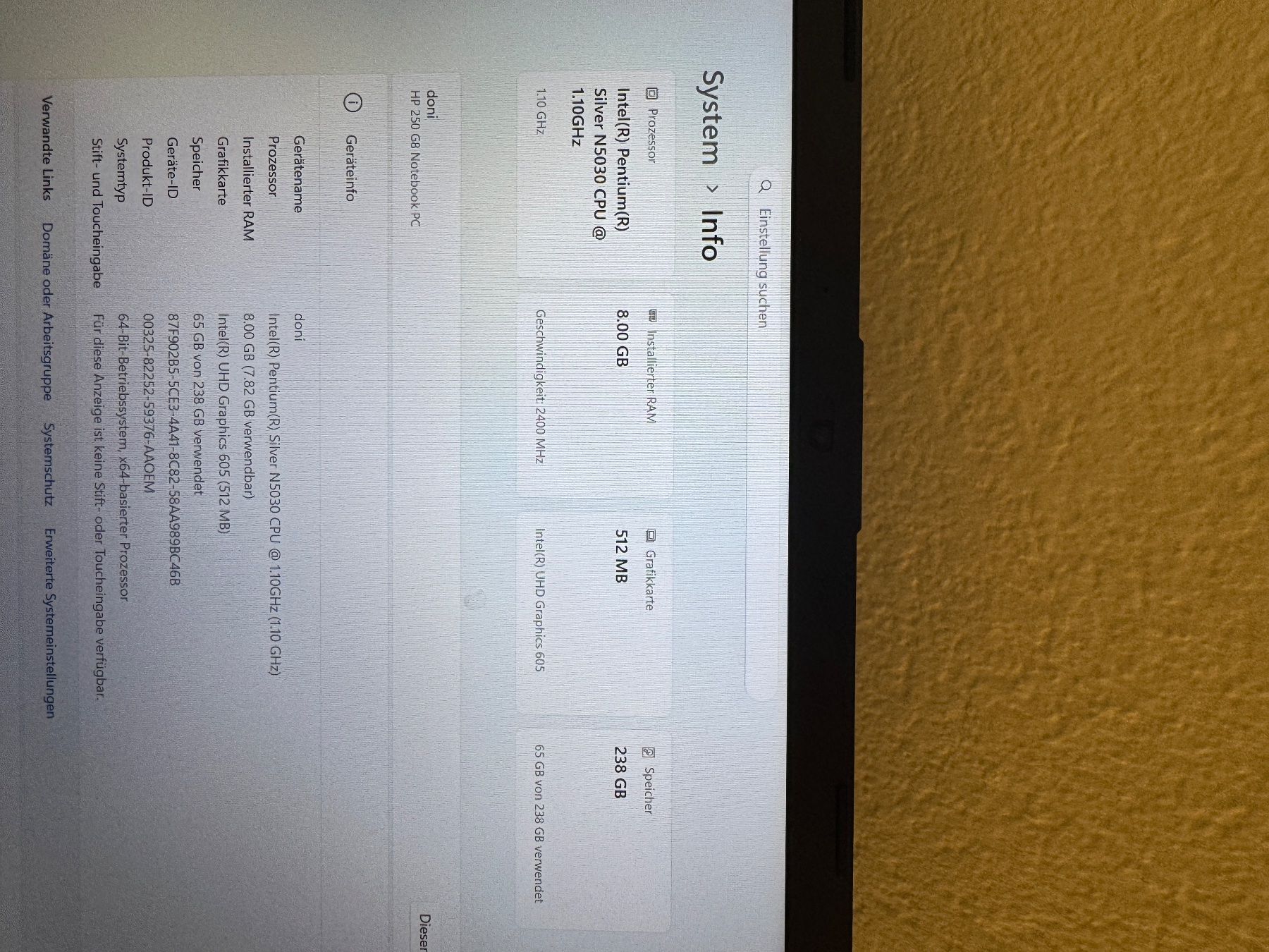 Hewlett Packard Notebook: Laptop HP – Usato da Bern venduto da Adidonble 8
