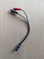 Audio Kabel Adapter 2x Cinch auf 1x Klinke Stereo 