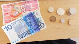 Niederländische Gulden Banknoten und Münzen Konvolut