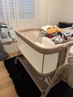 Beistellbett beige