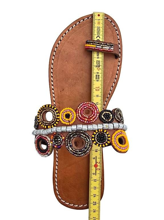 Scarpe da donna: Handgemachte Leder-Sandalen - Multicolor 40 – Nuovo e nell'imballaggio originale da Brione s. Minusio venduto da Littleninja 3