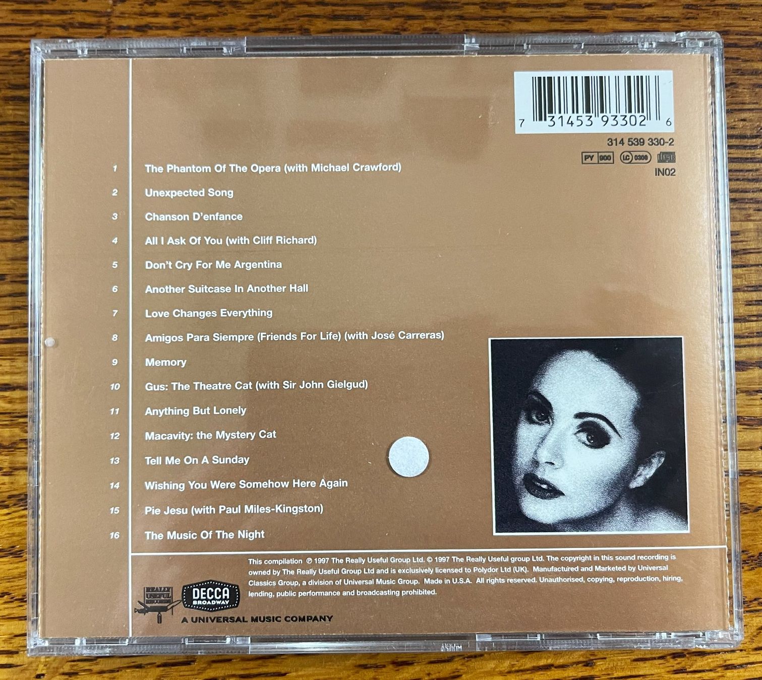 CDs: Sarah Brightman CD – Gebraucht aus Oftringen von Vucki 1