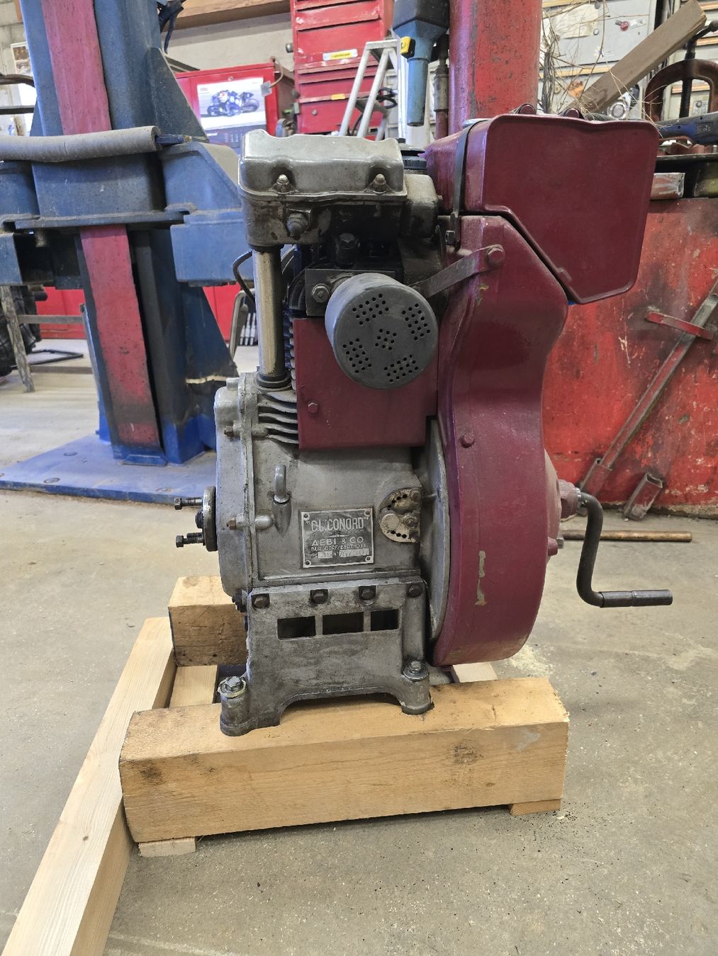 Aebi Alle Maschinen: AEBI Motor C.L.Concord, Typ F112, – Defekt aus mühlethurnen von ZIMMUU 3
