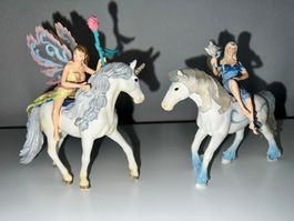 Schleich Bayala 2 Feen mit Pferden – schönes Set