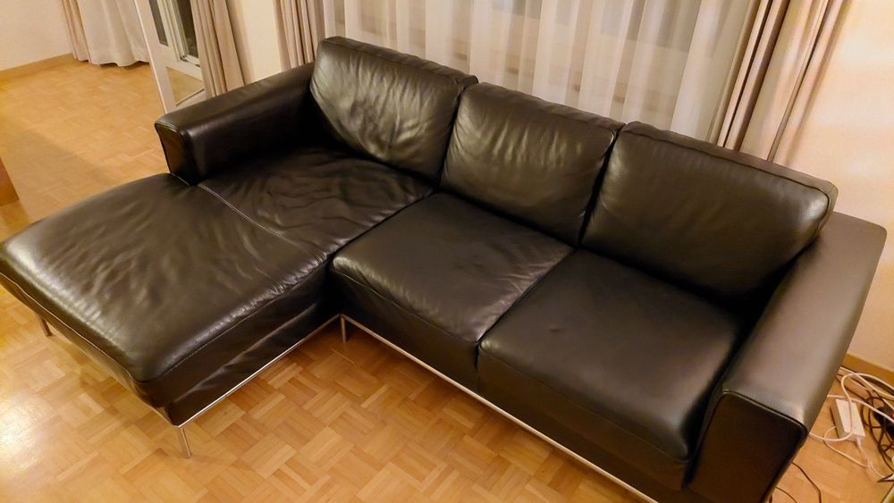Sofa, Kautsch Ledersofa (Gebraucht) in Meilen für CHF 300 – nur ...
