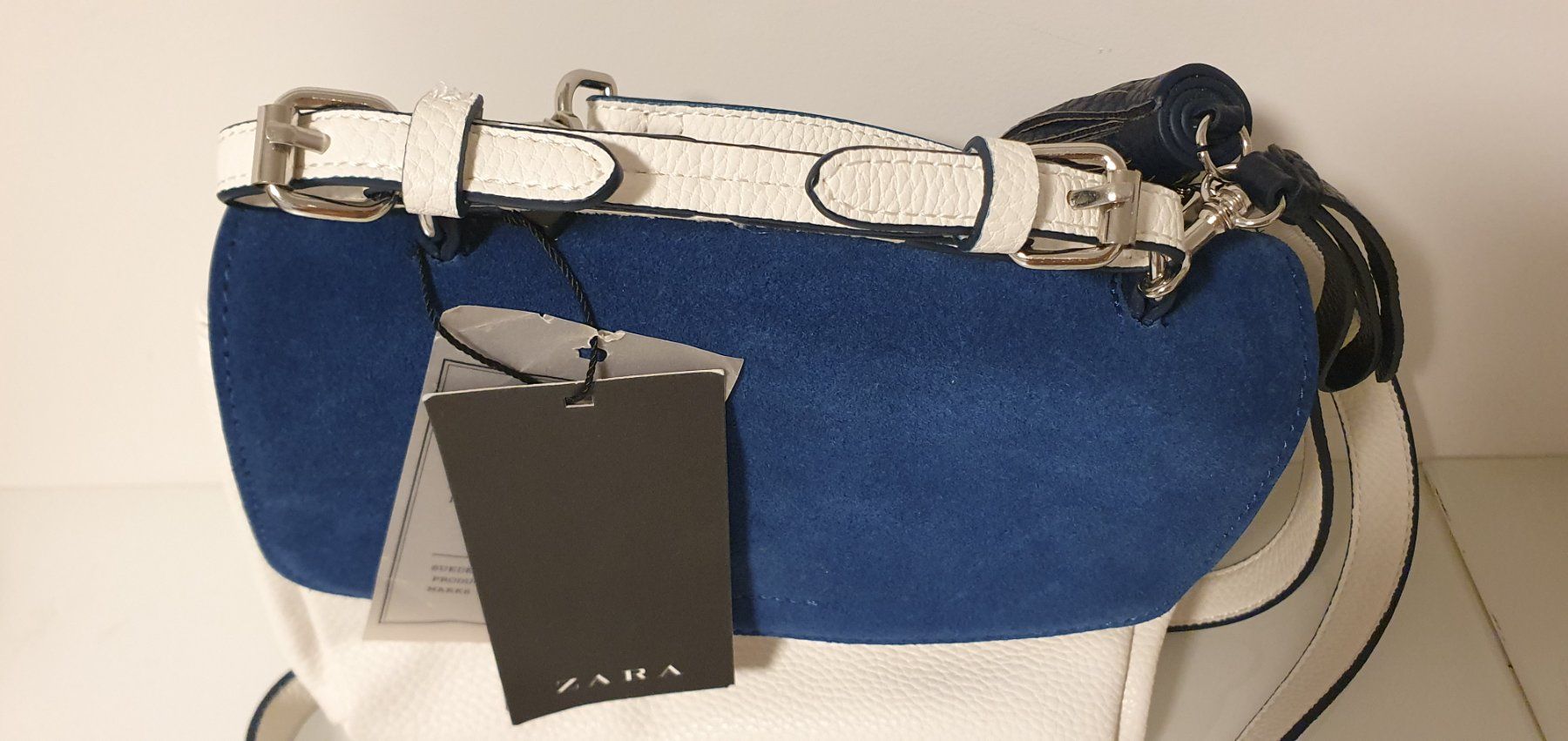 Zara Borse da donna: Handtasche Blau/weiss Neu – Nuovo (secondo la descrizione) da Stansstad venduto da InStyle8 6