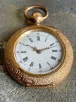 Damen-Taschenuhr Ed. Barth, Zürich  im Lepine-Stil 18 Karat