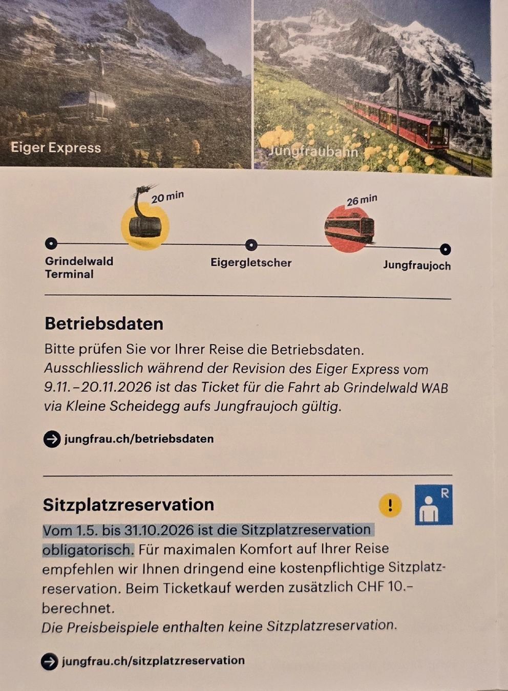 Buoni: 1 Bon Jungfraujoch (COOP) – Nuovo (secondo la descrizione) da Lichtensteig venduto da s13 1
