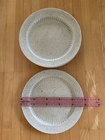 7er Set Teller Keramik Landhausstil Vintage Beige SpRenke...
