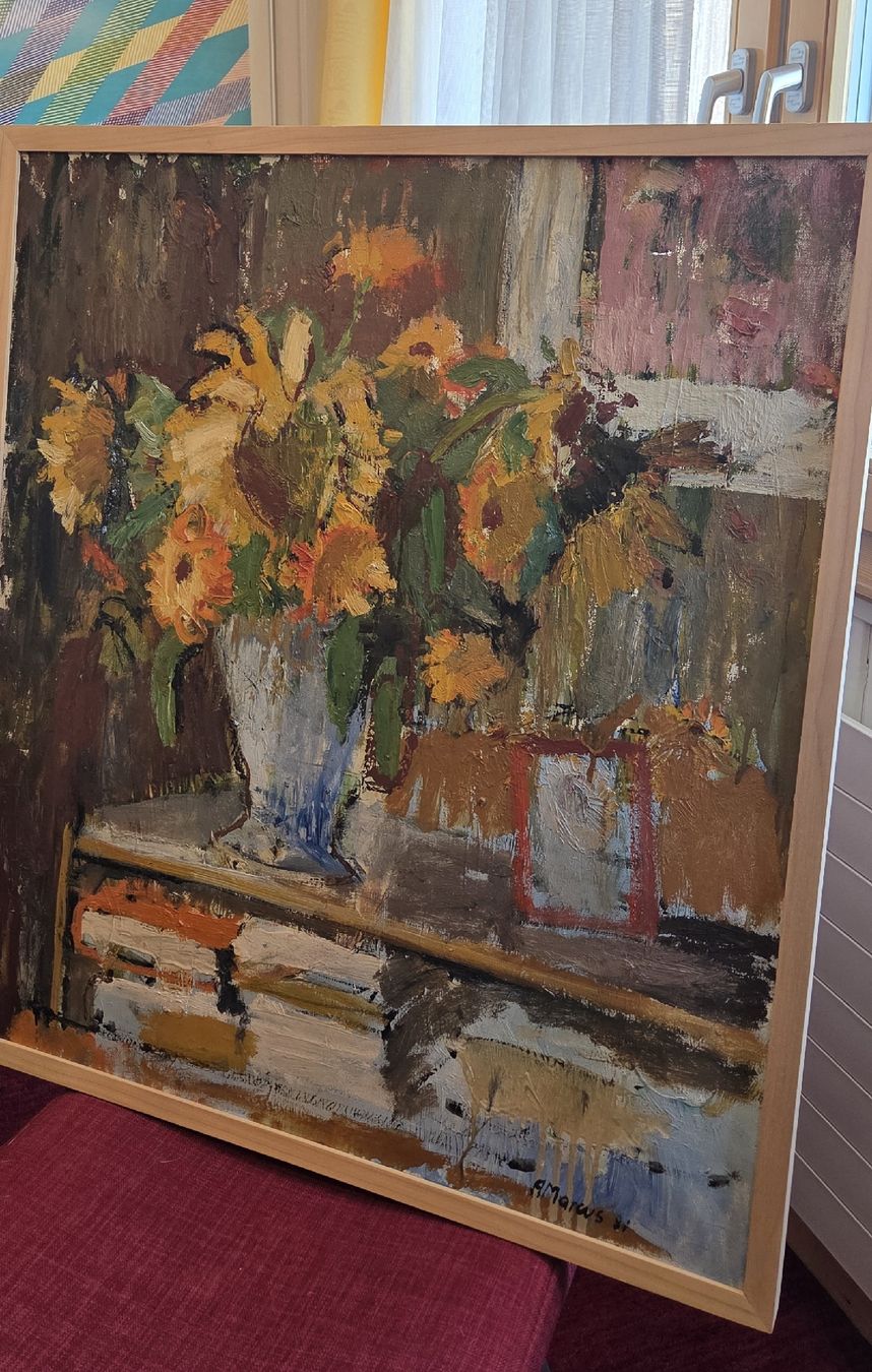 Dipinti: Original Ölgemälde  Maly Blume Marcus – Usato da Rehetobel venduto da hobirot01