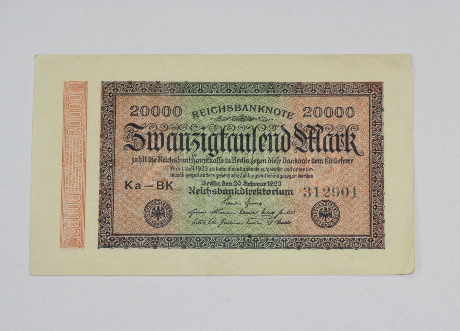 Banconote: 5 Reichsmark Banknoten – Usato da Chur venduto da Invinoveritas 2