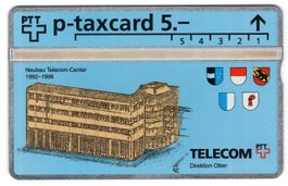 Telecom Olten, Neubauprojekt - seltene Geschenk Taxcard