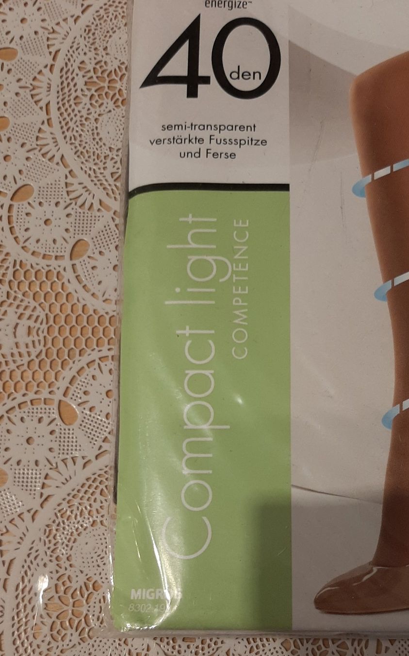 Ellen Amber Calze & Collant: Ellen Amber Compact Light Strumpfhose 40den Gr.XXL Dusk – Nuovo e nell'imballaggio originale da Amriswil venduto da Celini3 4