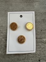 Gold Metall Knöpfe / EPA / Näh Knopf annähen (neu)