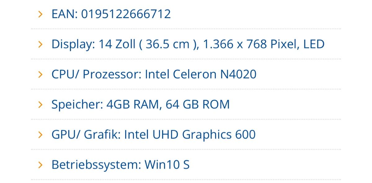 Hewlett Packard Notebook: HP Stream Notebook 14“ – Usato da Oensingen venduto da custom_lenkraeder 4