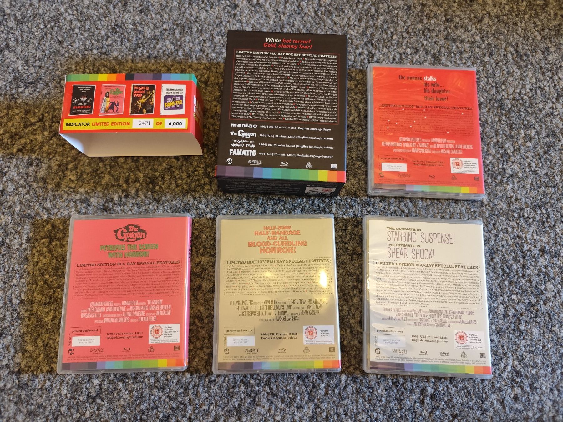 Alle DVDs: HAMMER VOLUME ONE: FEAR WARNING! - LE Indicator UK – Neu (gemäss Beschreibung) aus Zofingen von Debohli 3