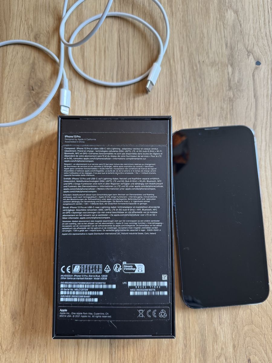 Apple Telefoni cellulari / Smartphones: iPhone 13 Pro 128GB Sierra Blue – Nuovo (secondo la descrizione) da Reinach BL venduto da uniquejules 7
