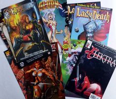 LOT 31 COMIC SEXY BAD GIRL LADY DEATH VEROTIKA WITCHBLADE