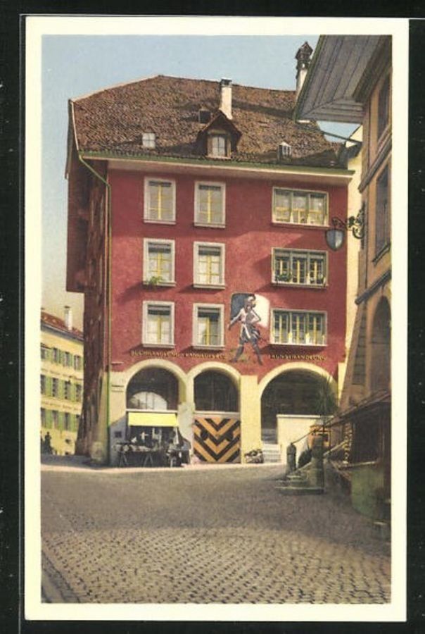 Cartoline postali: Burgdorf "Grosshaus" – Usato da Frauenfeld venduto da POML
