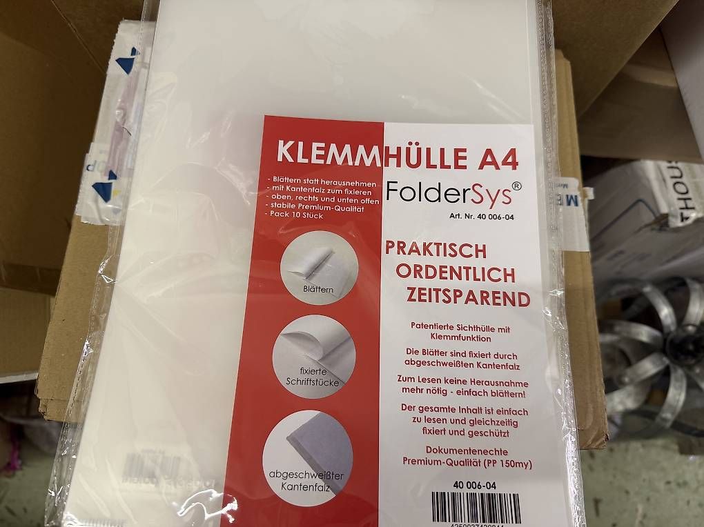 Lackretusche & Schutzfolien: 10 Pack A4 Aktenhülle,,Sichthülle – Neu und originalverpackt aus Necker von liq24 1