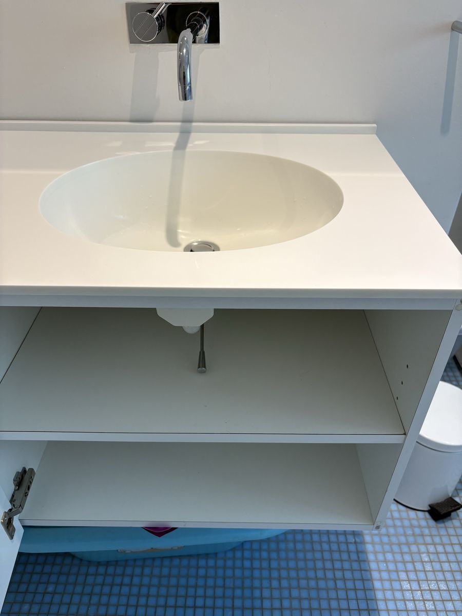 Mobili per bagno: Waschtisch Badezimmer Schrank mit Lavabo – Usato da Biel/Bienne venduto da don_givens 3