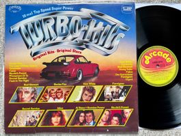 Turbo Hits Falco Grauzone Kim Wilde Rod Stewart LP GEWASCHEN