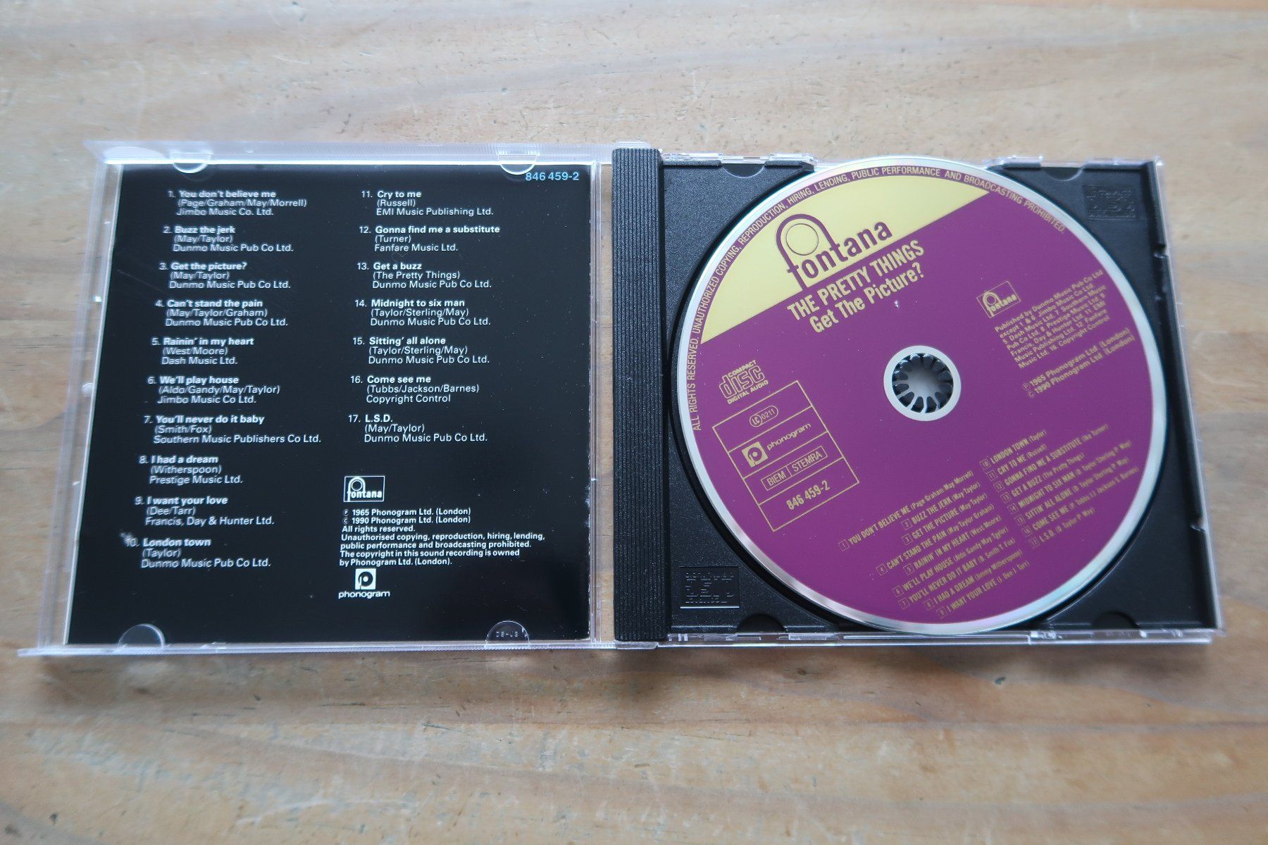 CD: THE PRETTY THINGS - GET THE PICTURE? -  CD – Usato da Basel venduto da Patiscat 3