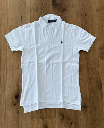 Polo Ralph Lauren Poloshirt Weiss Custom Fit Gr. S