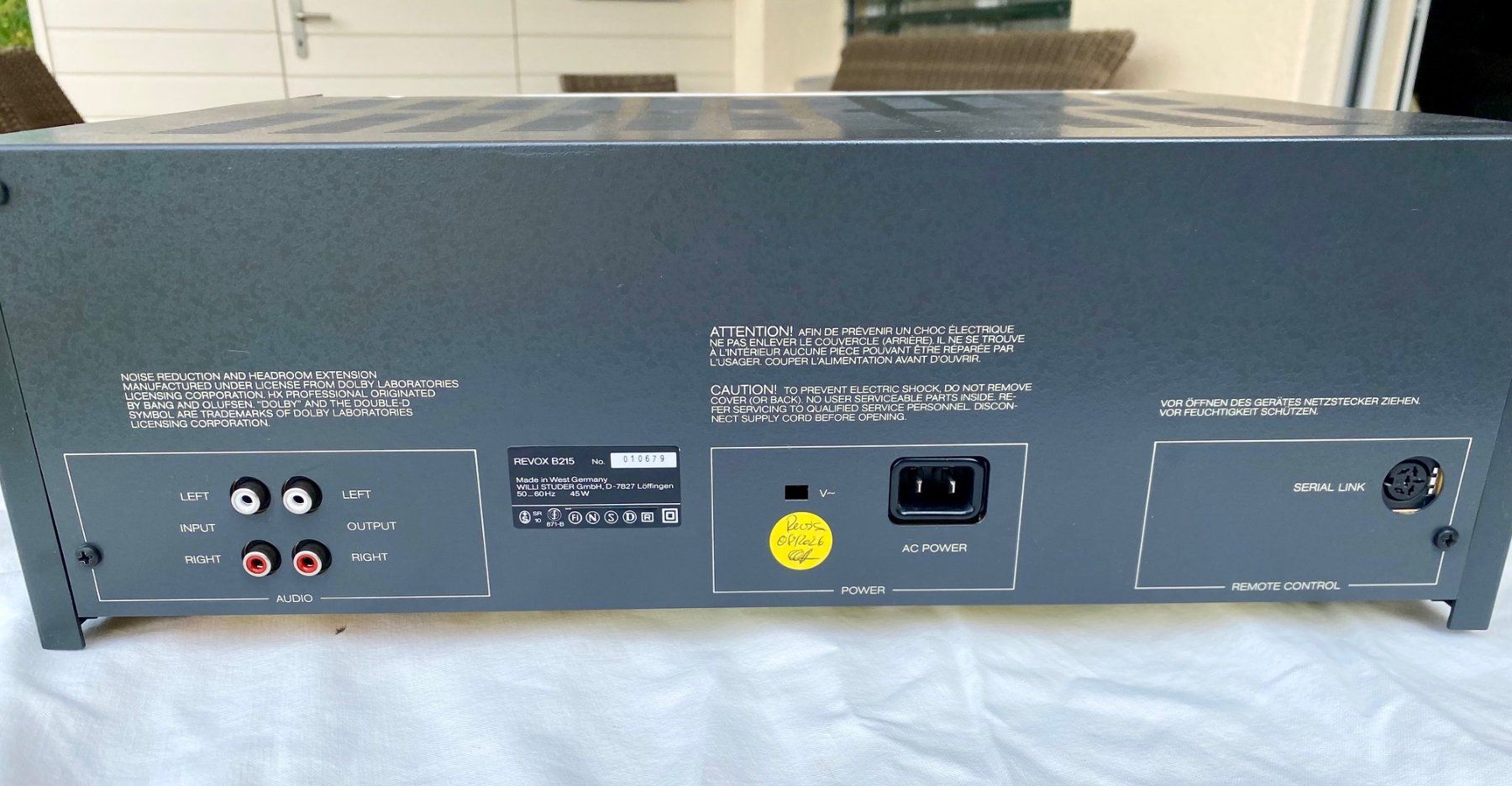 Revox Registratori: ReVox B215 Cassette Tape Deck – Usato da Hünenberg venduto da Zwilling4 3