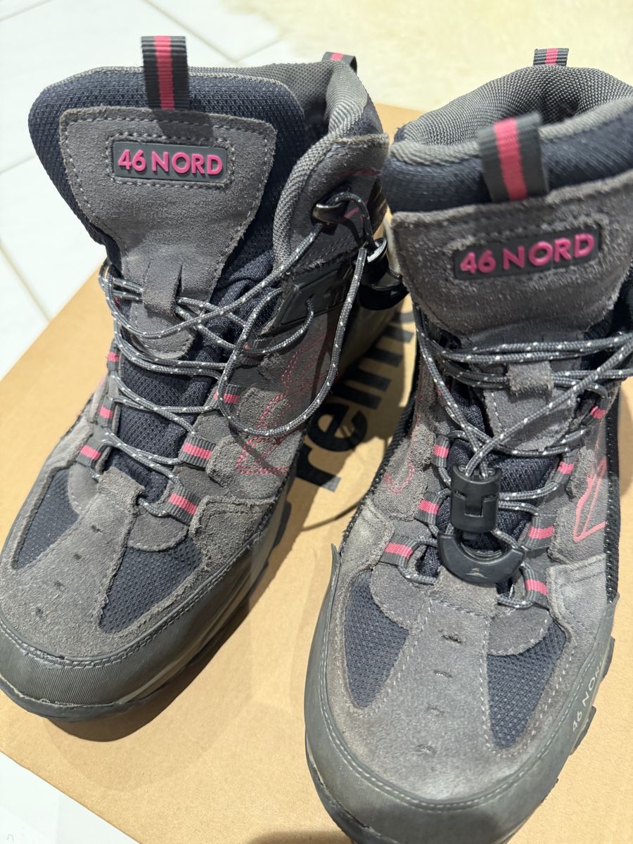 46 Nord Scarpe per ragazze: Wanderschuhe 46 Nord grau pink – Usato da Herrliberg venduto da Mena013 2