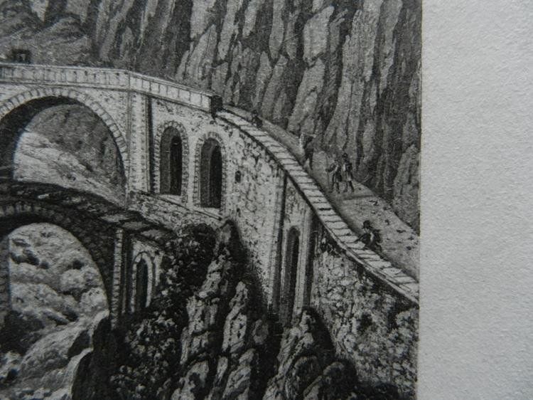 Incisioni: Le pont Diable Teufelsbrücke – Usato da Risch venduto da Rischli15 6