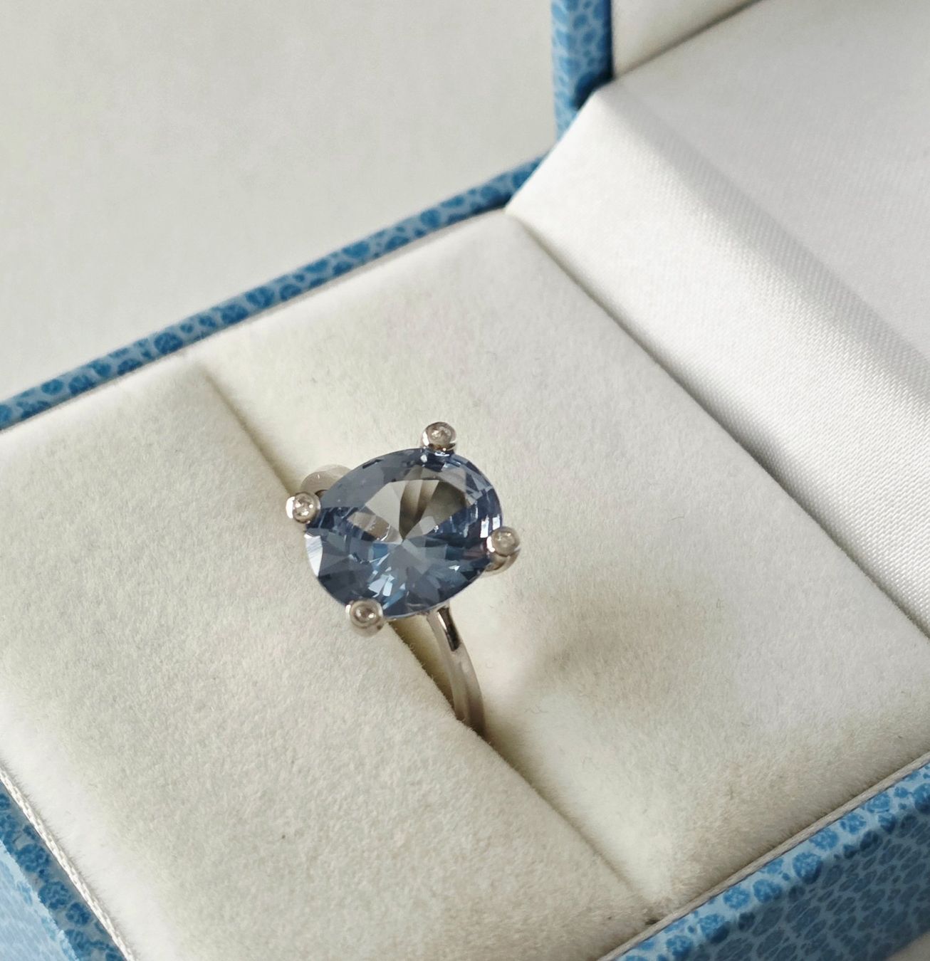 Ringe: Eleganter Silber 925 Aquamarin Ring - Neu – Neu und originalverpackt aus Uetikon am See von Coralreef 4