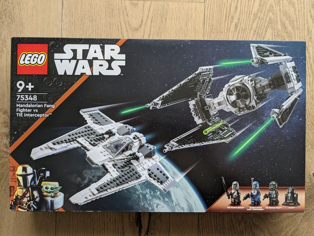 Lego SW 75348 Mandalorian Fang Fighter vs TIE Interceptor | Kaufen auf ...