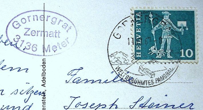 Cartes postales: ZERMATT Station Gornergrat Bahn – D'occasion à Jona par philajona 1