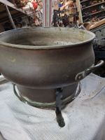 Antiker Kupfer Kessel, Durchmesser 50cm, Topf 