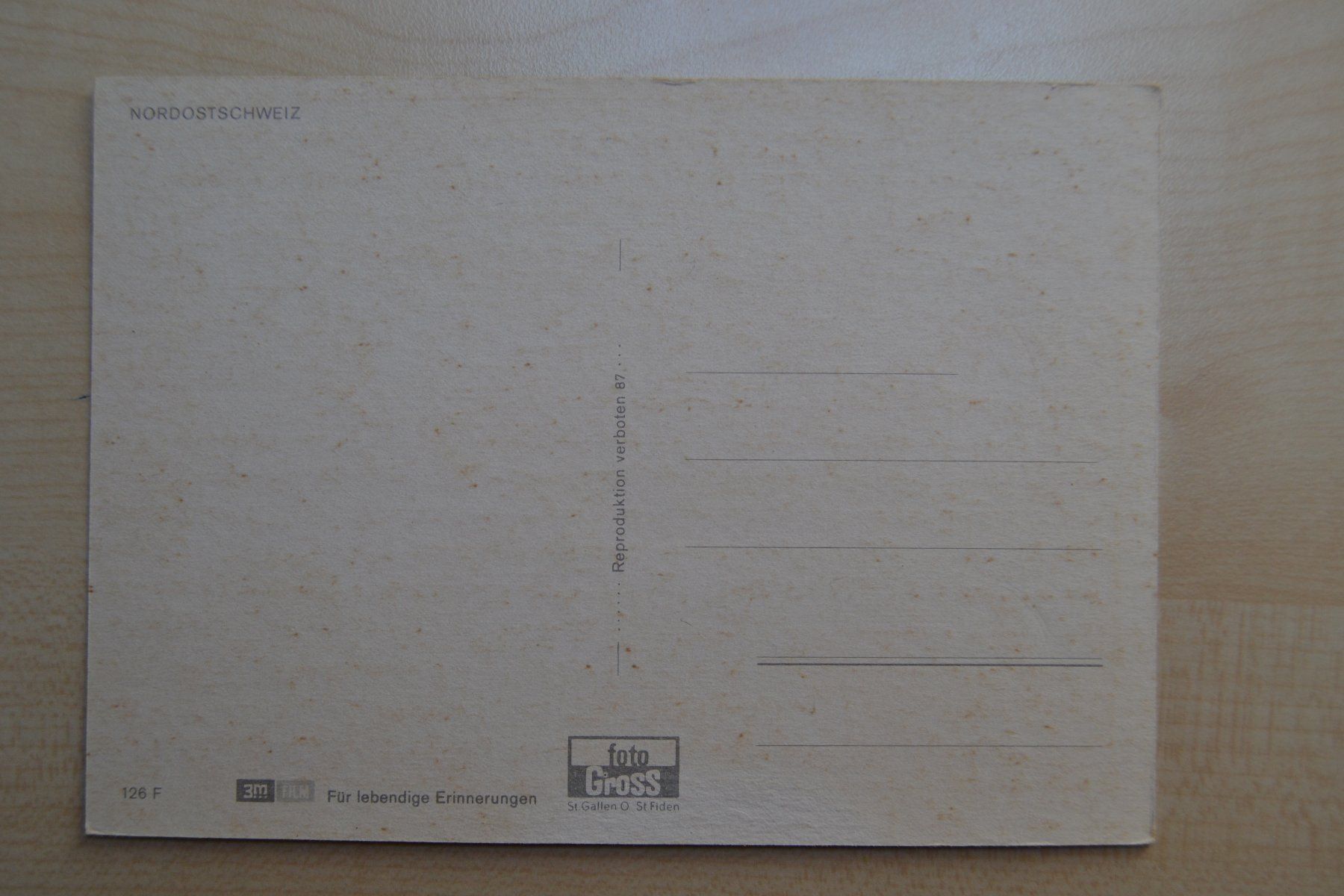 Cartoline postali: Nordostschweiz – Usato da Beinwil am See venduto da kajak55 1