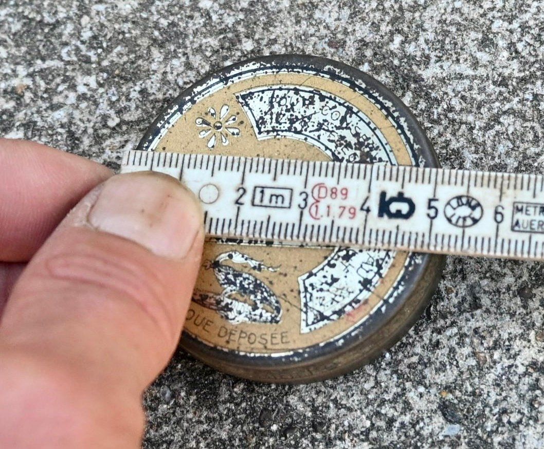 Dosen: kleine antike BLECHDOSE Lanolin - Creme DURCHMESSER 5CM – Gebraucht aus Pfaffhausen von mono_rec 4