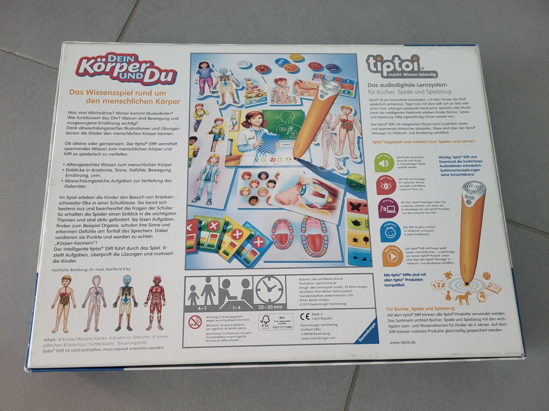 Ravensburger Spiele: Tip Toi Dein Körper und Du Spiel – Gebraucht aus Boswil von i12i 1