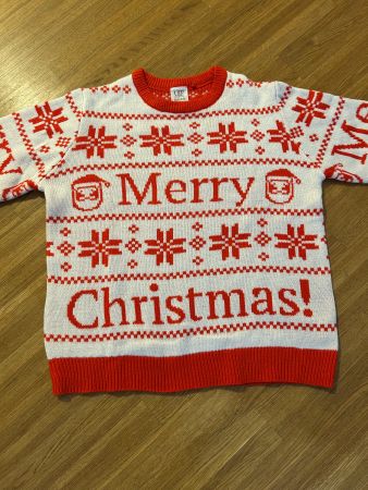 Pullover - "MERRY CHRISTMAS" Weihnachten -warm und kuschelig