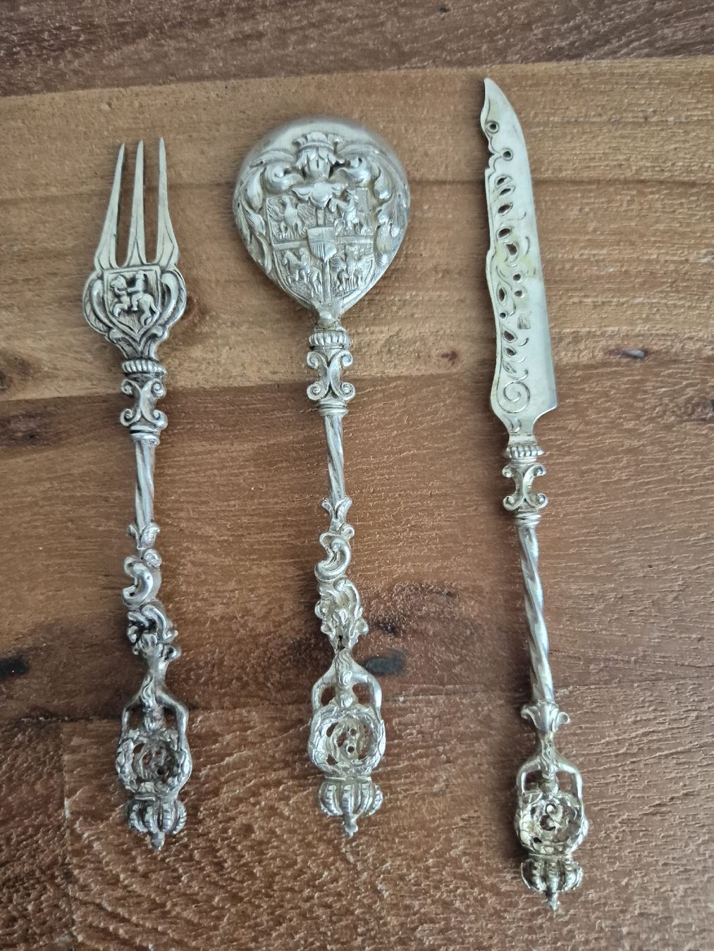 Bestecksets: Antikes Silberbesteck Set – Gebraucht aus Zürich von Dalema13 4
