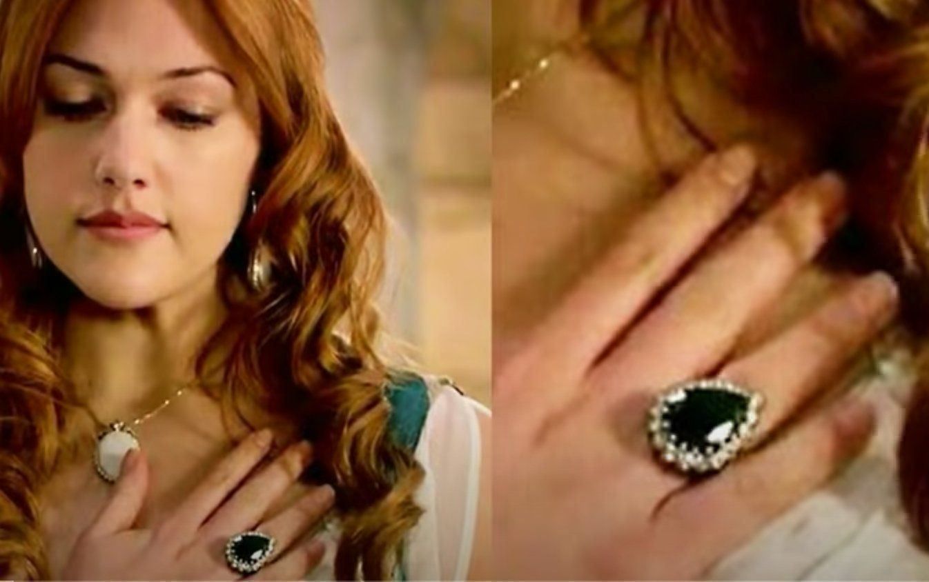 Anelli: Synthetic EMERALD RING 53mm – Nuovo e nell'imballaggio originale da Genève venduto da AGBERG 6