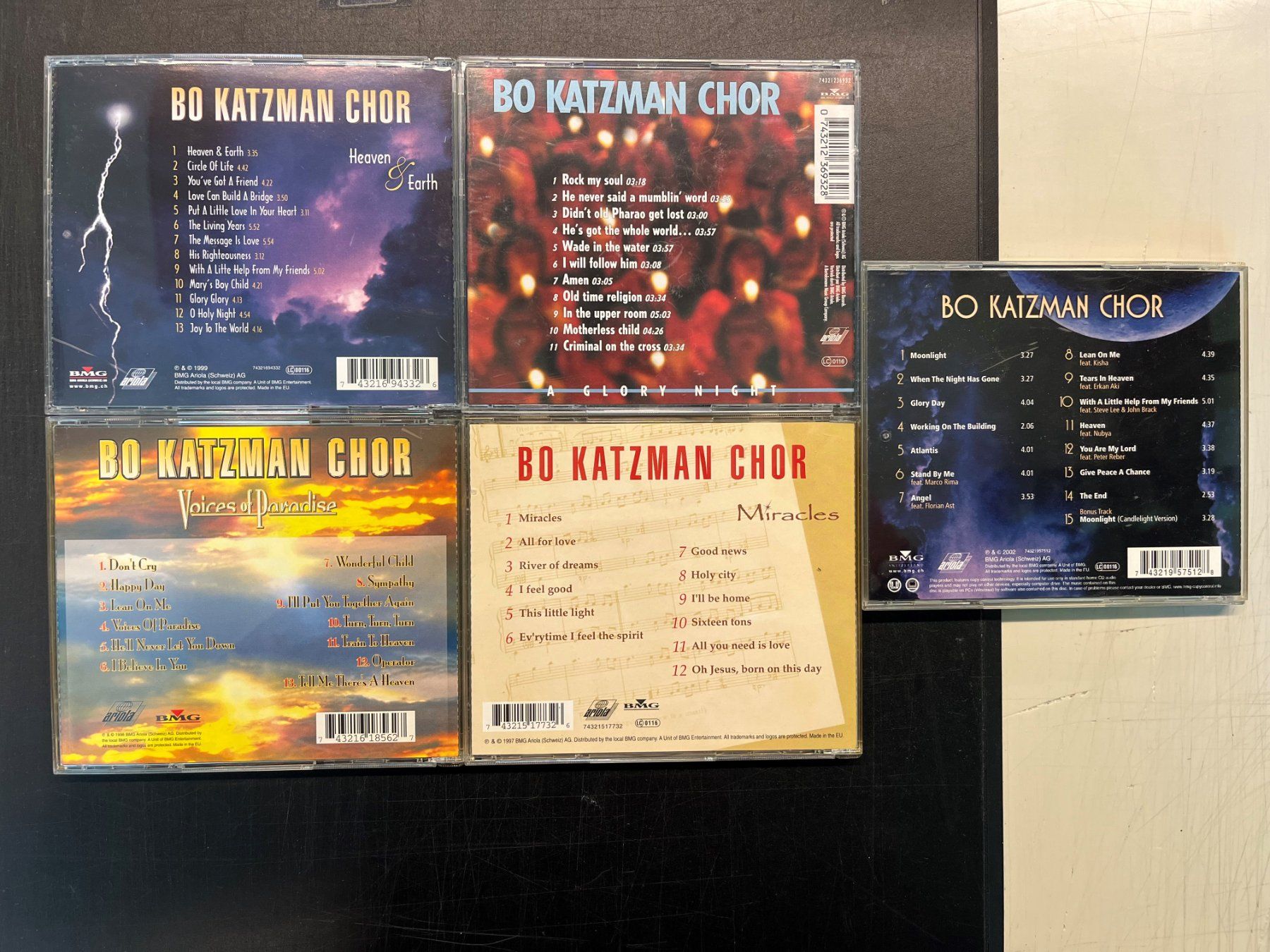 CD: Bo Katzman Chor CD Sammlung 5 Stück – Usato da Basel venduto da andipfandi 1